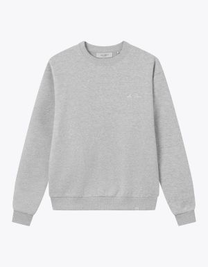 LES DEUX college, CREW SWEATSHIRT Keskiharmaa
