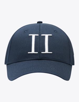 LES DEUX Lippis ENCORE ORGANIC BASEBALL CAP NOS Tummansininen