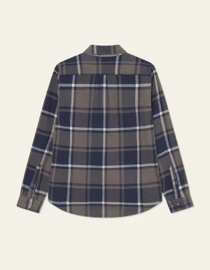 Les Deux miesten flanellipaita, JEREMY CHECK FLANNEL SHIRT Sininen Kuosi