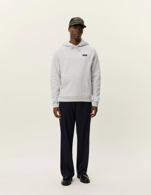 Les Deux miesten huppari, Patch Hoodie Vaaleanharmaa Melee