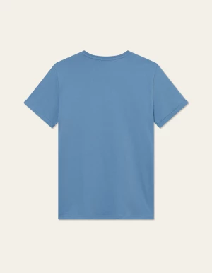 Les Deux miesten t-paita, HARMONY T-SHIRT Sininen