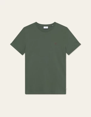 Les Deux miesten t-paita, NORREGAARD CONTRAST T-SHIRT Armeijanvihreä