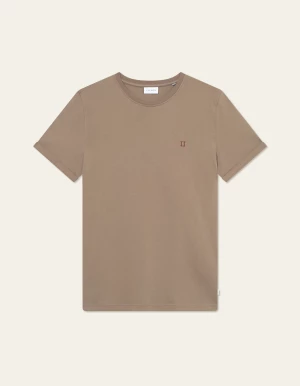 Les Deux miesten t-paita, NORREGAARD CONTRAST T-SHIRT Tumma Kameli