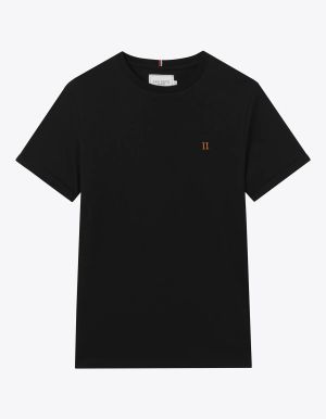 LES DEUX MIESTEN T-PAITA NORREGAARD T-SHIRT  Musta
