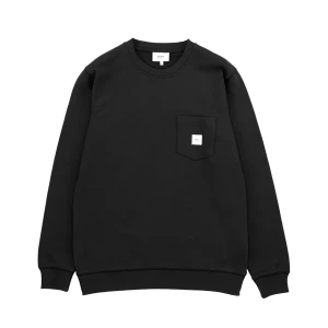 Makia Miesten Collegepaita SQUARE POCKET Musta