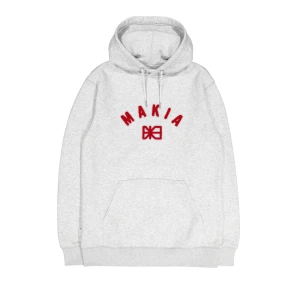 Makia, Miesten Huppari, Brand Hooded Sweatshirt Vaaleanharmaa