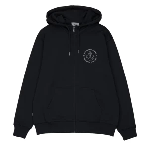 Makia miesten huppari, Hook Hooded Zip Sweatshirt Musta