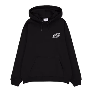 Makia miesten huppari, Sauna Hooded Sweatshirt Musta