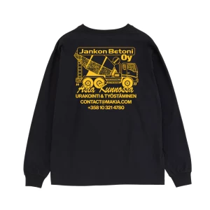 Makia, Miesten Paita, Betoni Long Sleeve Musta