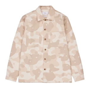 Makia miesten paitakki, OFFSHORE OVERSHIRT Ruskea Kuosi