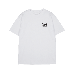 Makia Miesten T-Paita, BLOOMING T-SHIRT Valkoinen