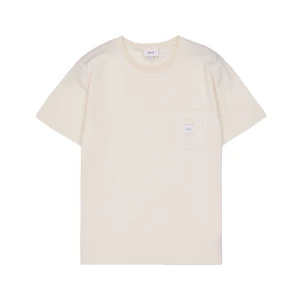 Makia Miesten T-paita, Square Pocket T-Shirt Luonnonvalkoinen