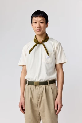 Makia Miesten T-paita, Square Pocket T-Shirt Luonnonvalkoinen