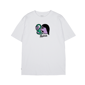 Makia Miesten T-Paita, VENOM T-SHIRT Valkoinen