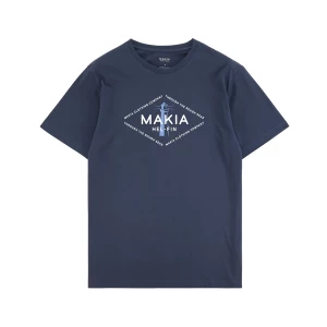 Makia unisex t-paita, SEASIDE T-SHIRT Tummansininen