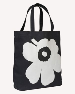 Marimekko Kangaslaukku, Torna Unikko Musta Kuosi