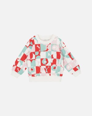 Marimekko lasten collegepaita, KUULAS RUUTU UNIKKO Monivärinen Kuosi