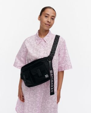 Marimekko laukku, SLING BAG M SOLID Musta