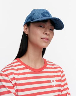 Marimekko lippis, SÄKEISTÖ UNIKKO LIPPALAKKI Sininen Kuosi