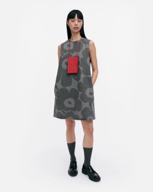 Marimekko naisten farkku,ekko, MARIDENIM SOMASTI UNIKKO  Harmaa Kuosi