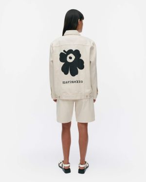 Marimekko naisten farkkutakki, MARIDENIM MURROS UNIKKO FARKKUTAKKI Luonnonvalkoinen