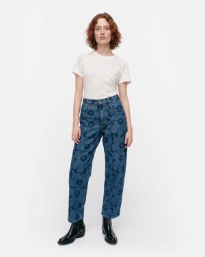 Marimekko naisten farkut, MARIDENIM BARREL UNIKKO Indigo