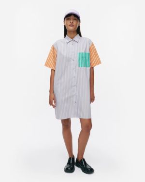 Marimekko naisten mekko, JOKAPOIKA KIOSKI PUUVILLAMEKKO Monivärinen Kuosi