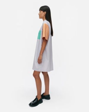 Marimekko naisten mekko, JOKAPOIKA KIOSKI PUUVILLAMEKKO Monivärinen Kuosi