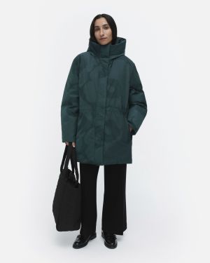 Marimekko naisten untuvatakki, KÄÄNNÖS UNIKKO  Vihreä Kuosi