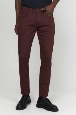 Matinique Miesten Housut  PETE 5-POCKET Viininpunainen