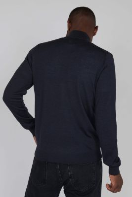 MATINIQUE miesten neule, MASON HALF ZIP MERINO Tummansininen