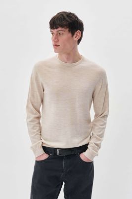 MATINIQUE Miesten Neulepusero, MARGRATE MERINO NOS Fog Melange