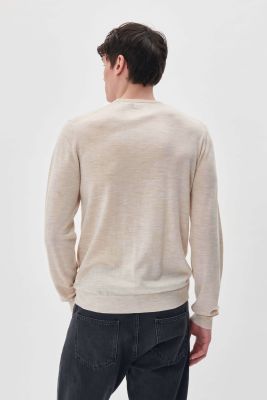 MATINIQUE Miesten Neulepusero, MARGRATE MERINO NOS Fog Melange