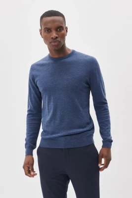 MATINIQUE Miesten Neulepusero, MARGRATE MERINO NOS Vintage Blue