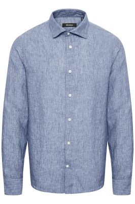 MATINIQUE Miesten Pellavapaita MARC SHORT LINEN Navy Peony