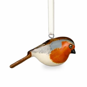 Mifuko Koriste, Wooden ornament | Robin chat 
