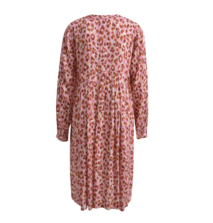 Milano Italy, Mekko, DRESS W SHORT BUTTON Punainen Kuosi