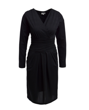 Milano Italy Naisten Mekko, DRESS W WRAP Musta