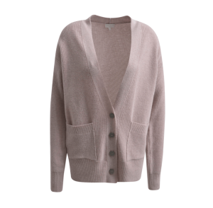 Milano Italy Naisten Neuletakki, BOXY CARDIGAN ROSA Vaaleanpunainen