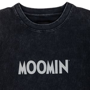 MOOMIN MARTINEX t-paita, MOOMIN T-PAITA LOGO UNISEX Tummanharmaa