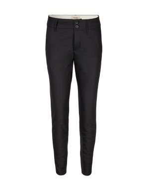Mos Mosh, BLAKE NIGHT PANT SUSTAINABLE, Naisten housut Musta