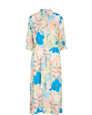 Mos Mosh mekko, RYLEE BOTANIC DRESS Valkopohjainen Kuosi