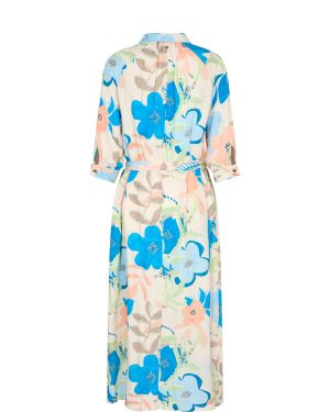 Mos Mosh mekko, RYLEE BOTANIC DRESS Valkopohjainen Kuosi