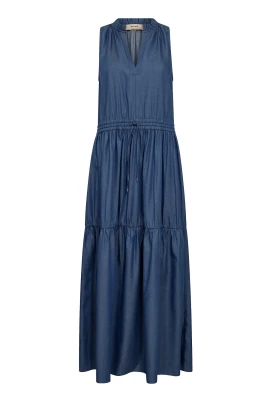 Mos Mosh naisten mekko, MMSABRI SL DENIM DRESS Indigo