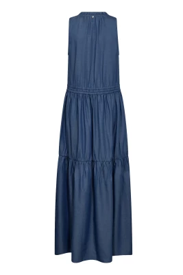 Mos Mosh naisten mekko, MMSABRI SL DENIM DRESS Indigo