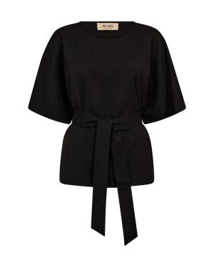Mos Mosh naisten pusero, MMPIE BELLEVUE BLOUSE Musta