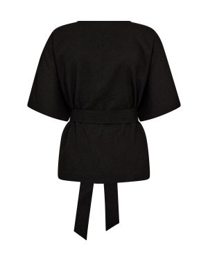 Mos Mosh naisten pusero, MMPIE BELLEVUE BLOUSE Musta