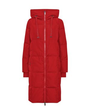 Mos Mosh Naisten Untuvatakki NOVA SQUARE COAT Punainen