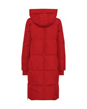 Mos Mosh Naisten Untuvatakki NOVA SQUARE COAT Punainen