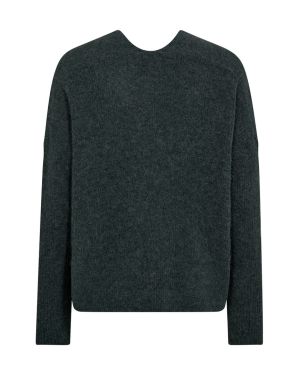Mos Mosh neule, THORA V-NECK KNIT Vihreä